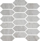Spirit Silver Picket Mosaic | Diversity Kitchen Bath & Tile