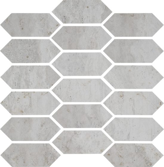 Spirit Silver Picket Mosaic | Diversity Kitchen Bath & Tile