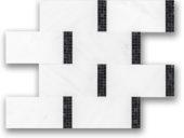 Stark Brick Mosaic Marbled | Diversity Kitchen Bath & Tile