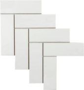 Step Up Mosaic Matte-Gloss Pearl | Diversity Kitchen Bath & Tile