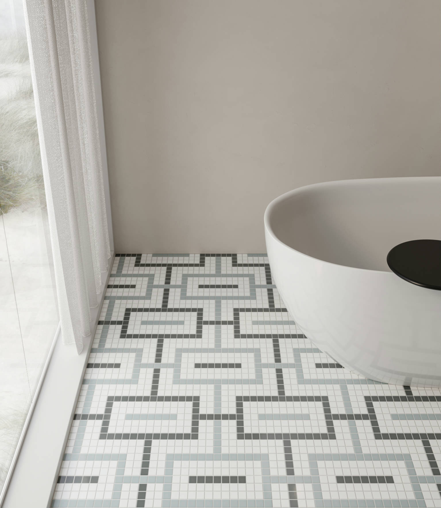 Traditions Dawn Chain Mosaic 4 | Diversity Kitchen Bath & Tile