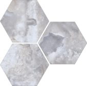 Treasure Blue Dream Onyx 6" Carved Hexagon | Diversity Kitchen Bath & Tile
