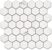 Treasure Statuario 2x2 Polished Hexagon Mosaic | Diversity Kitchen Bath & Tile