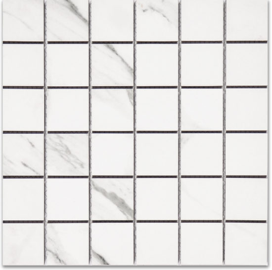 Treasure Statuario 2x2 Polished Mosaic | Diversity Kitchen Bath & Tile