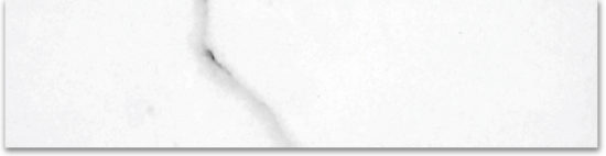 Treasure Statuario 3x12 Polished Bullnose | Diversity Kitchen Bath & Tile