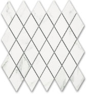 Treasure Statuario Polished Diamond Mosaic | Diversity Kitchen Bath & Tile