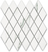 Treasure Statuario Polished Diamond Mosaic | Diversity Kitchen Bath & Tile
