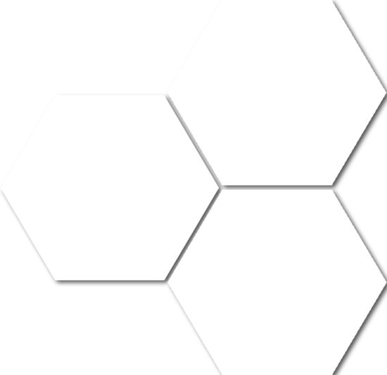 Treasure Ultimate Dolomite 6" Carved Hexagon