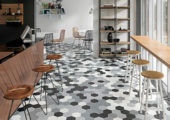 Vida 5.5X6.3” Grey Hexagon | Diversity Kitchen Bath & Tile