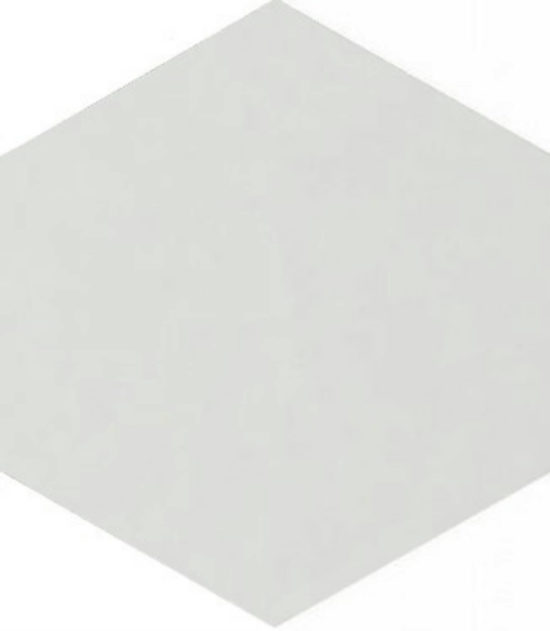 Vida 5.5X6.3” White Hexagon | Diversity Kitchen Bath & Tile