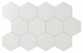 Vida 5.5X6.3” White Hexagon | Diversity Kitchen Bath & Tile