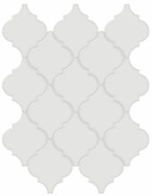 Vintage Grey Glossy Arabesque Mosaic | Diversity Kitchen Bath & Tile
