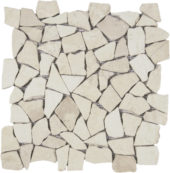 White Mini Opus Interlocking Mosaic Sheet | Diversity Kitchen Bath & Tile