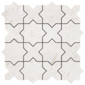 3"x3" Cross & Star Beige Marble | Diversity Kitchen Bath & Tile