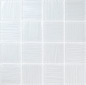 3"x3" White Glass Mosaic | Diversity Kitchen Bath & Tile