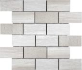 5x10cm Multi Finish Mosaic Limestone | Diversity Kitchen Bath & Tile