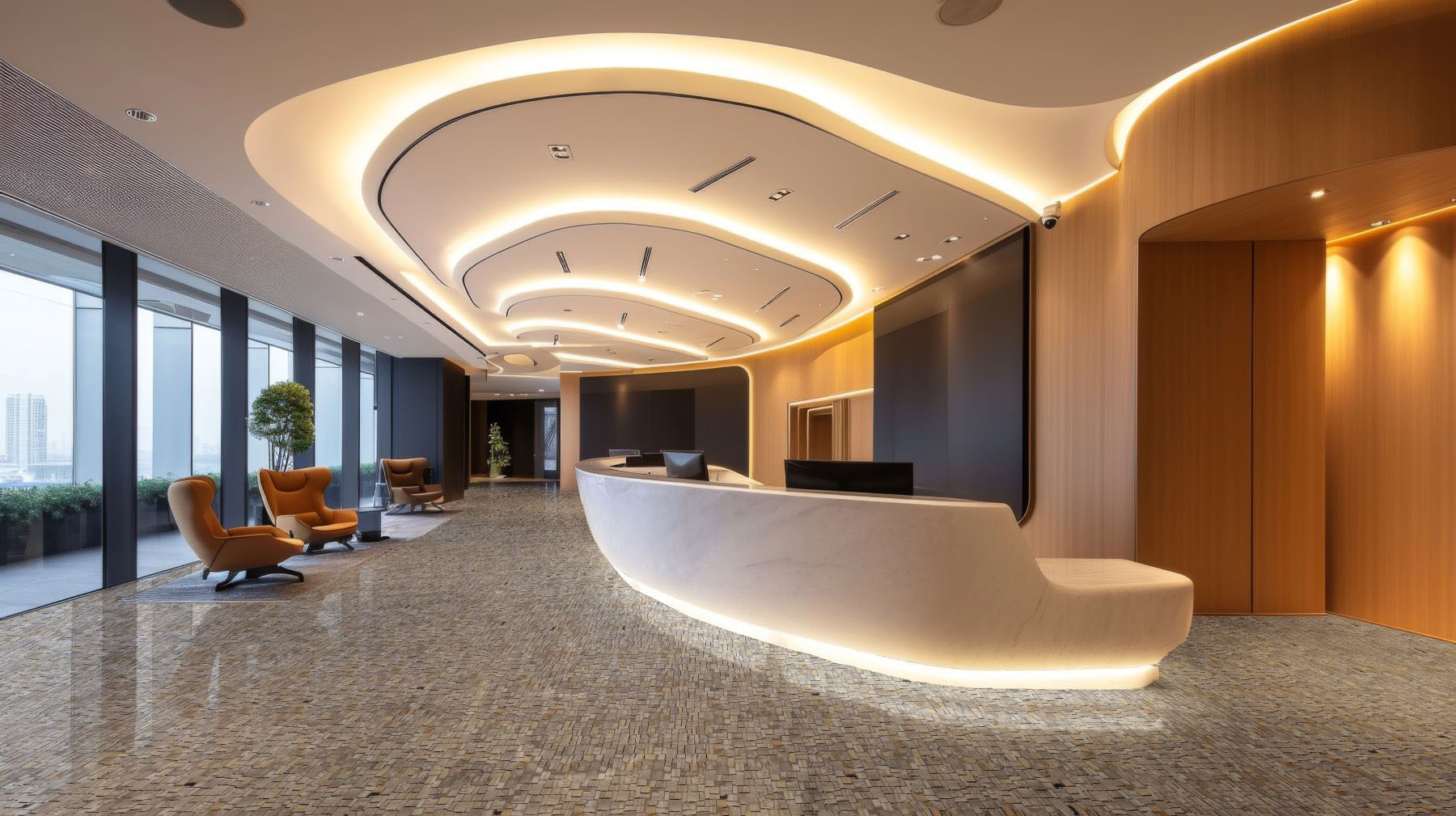 Cubic Fossil Wood Stone  | Diversity Kitchen Bath & Tile