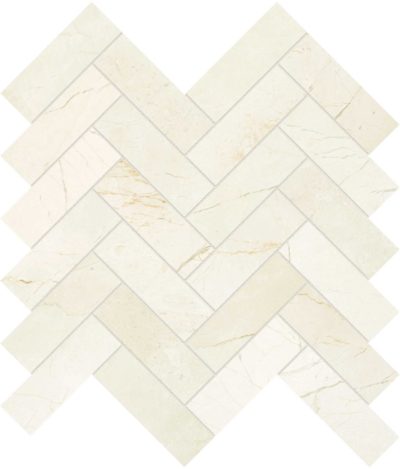 Avorio Crema 1.25×4 Herringbone Mosaic