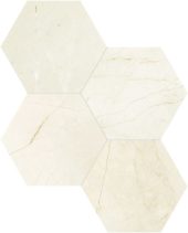 Avorio Crema 6 Hexagon Mosaic | Diversity Kitchen Bath & Tile