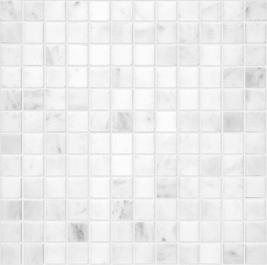 Bianco Venatino 1x1 Honed Mosaic