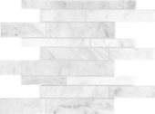 Bianco Venatino Random Strip Honed Mosaic | Diversity Kitchen Bath & Tile