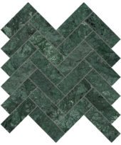 Diosa Verde 1.25x4 Herringbone Mosaic | Diversity Kitchen Bath & Tile