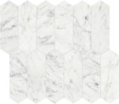 Eterna Bianco 2x6 Picket Mosaic | Diversity Kitchen Bath & Tile