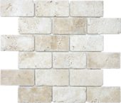 Ivory 2x4 Brick Mosaic | Diversity Kitchen Bath & Tile