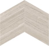 Strada Mist 2x8.5 Chevron Mosaic | Diversity Kitchen Bath & Tile