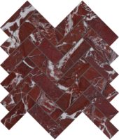 Tuscano Rosso 1.25x4 Herringbone Mosaic | Diversity Kitchen Bath & Tile
