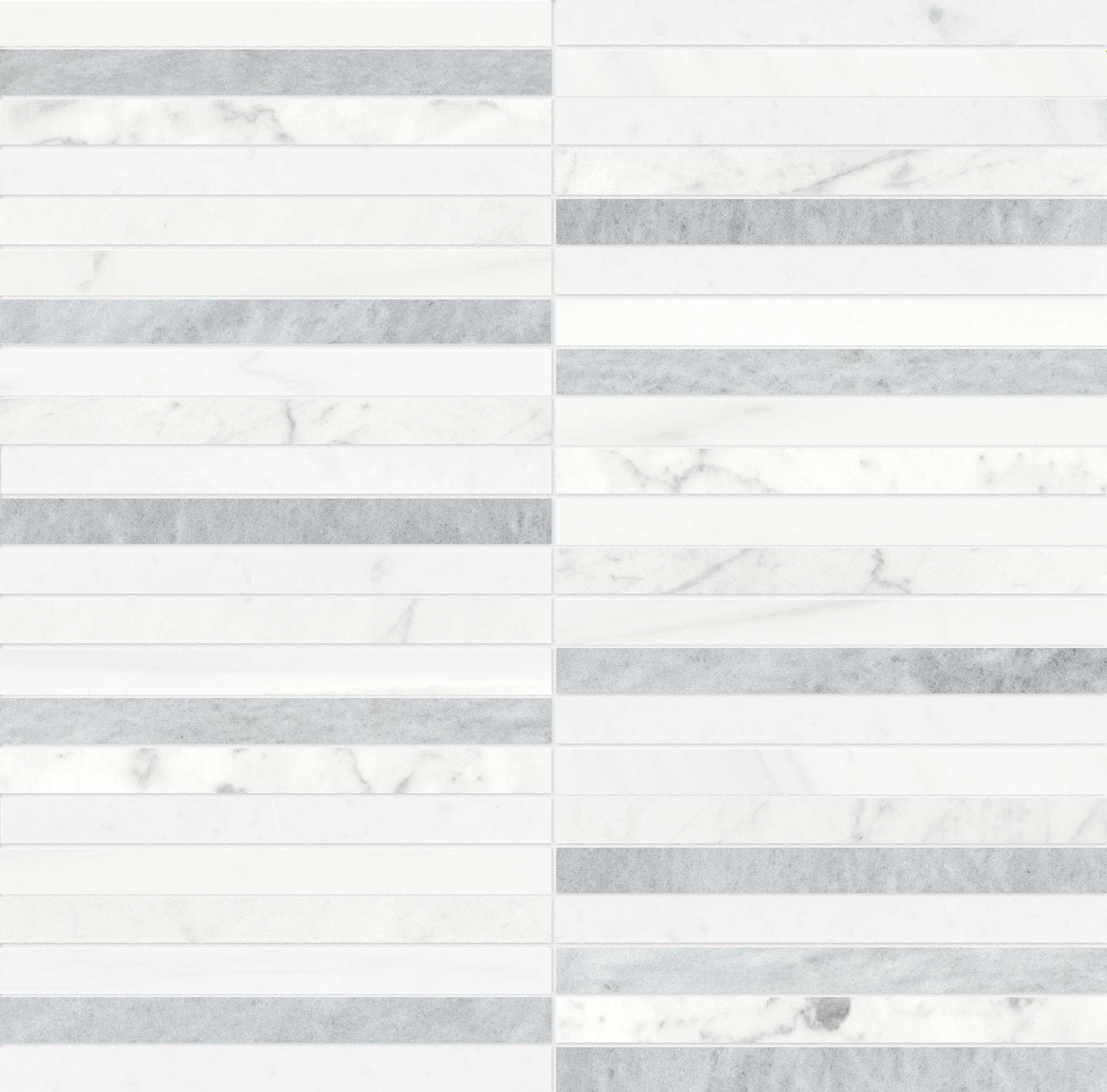 Utopio .5x6 Stacked Polar Mosaic | Diversity Kitchen Bath & Tile