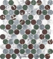 Utopio 1.25 Penny Round Tropic Mosaic | Diversity Kitchen Bath & Tile