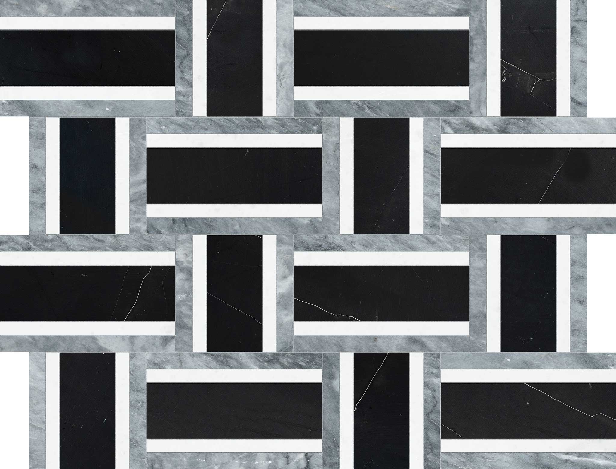 Utopio Cesto Monochromo Mosaic | Diversity Kitchen Bath & Tile