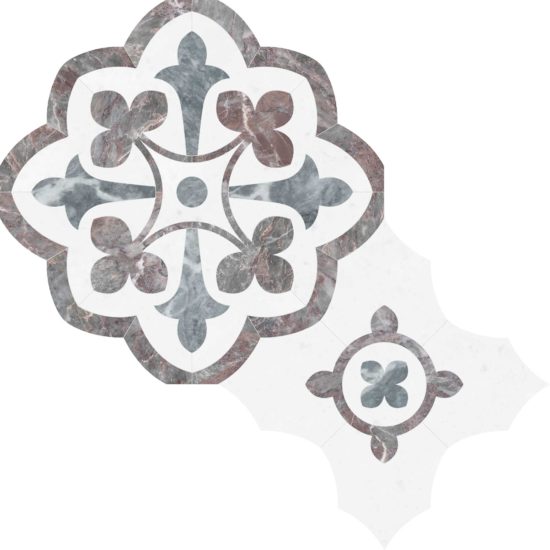 Utopio Fleur Blush Mosaic | Diversity Kitchen Bath & Tile