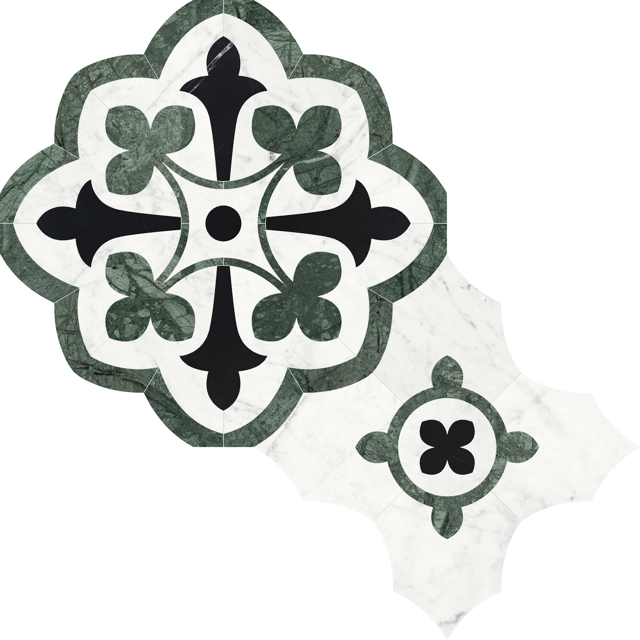 Utopio Fleur Pine Mosaic | Diversity Kitchen Bath & Tile