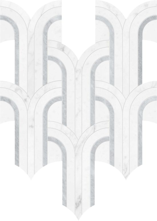 Utopio Florence Dove Stone Mosaic | Diversity Kitchen Bath & Tile