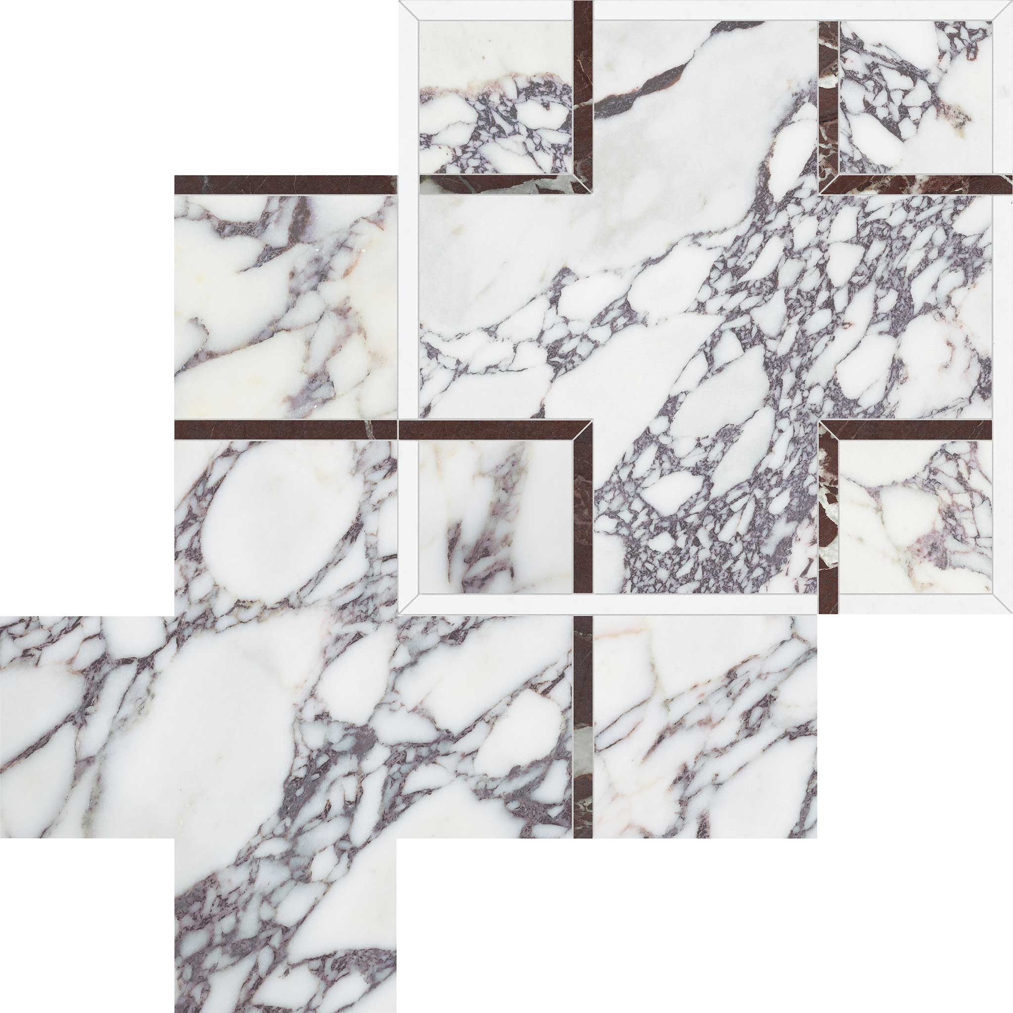 Utopio Schema Orchid Mosaic | Diversity Kitchen Bath & Tile