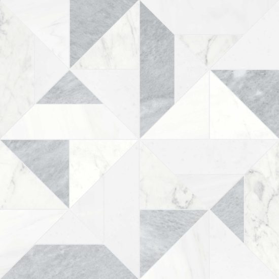 Utopio Tria Polar  Mosaic | Diversity Kitchen Bath & Tile