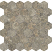 Velutto Ash 2 Hexagon Mosaic | Diversity Kitchen Bath & Tile