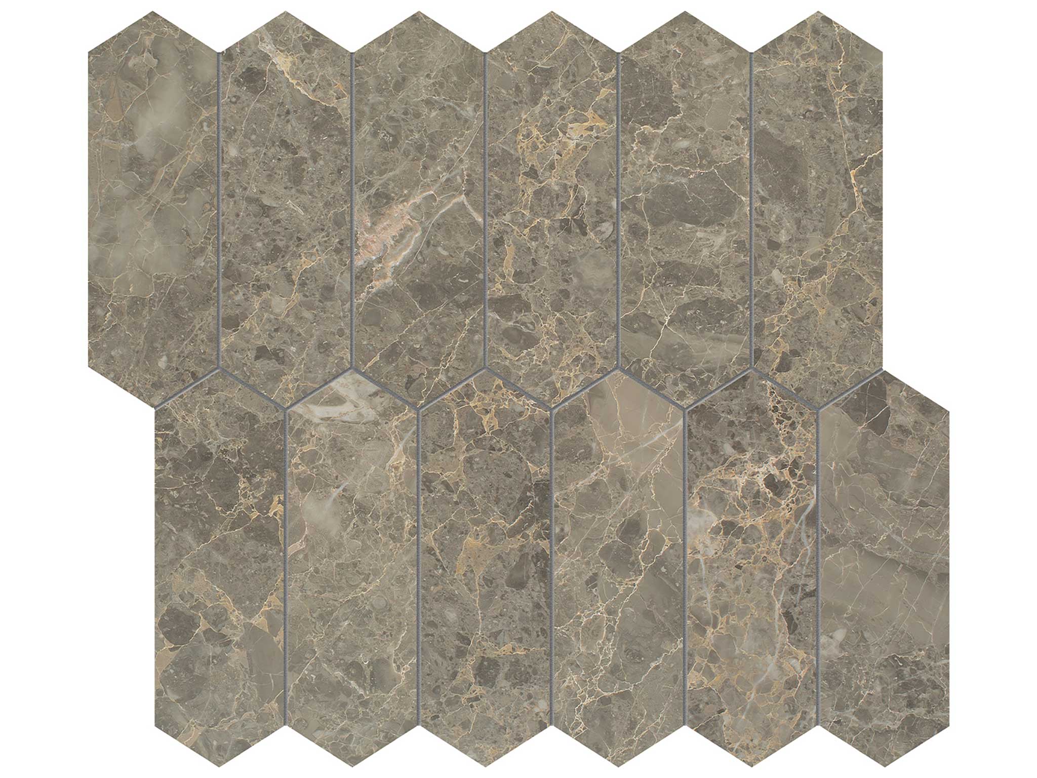 Velutto Ash 2x6 Picket Mosaic | Diversity Kitchen Bath & Tile