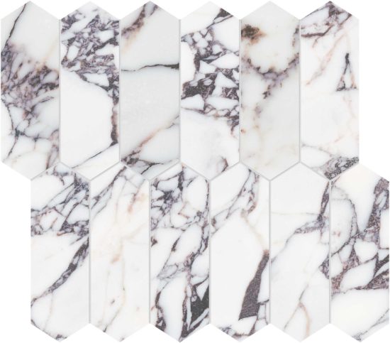 Viola Roccia 2x6 Picket Mosaic | Diversity Kitchen Bath & Tile