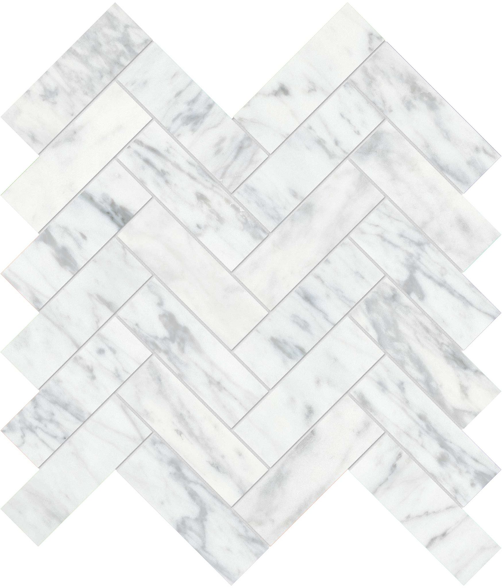 Virtue Bianco 1.25x4 Herringbone Mosaic | Diversity Kitchen Bath & Tile