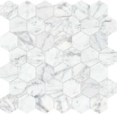 Virtue Bianco 2 Hexagon Mosaic | Diversity Kitchen Bath & Tile