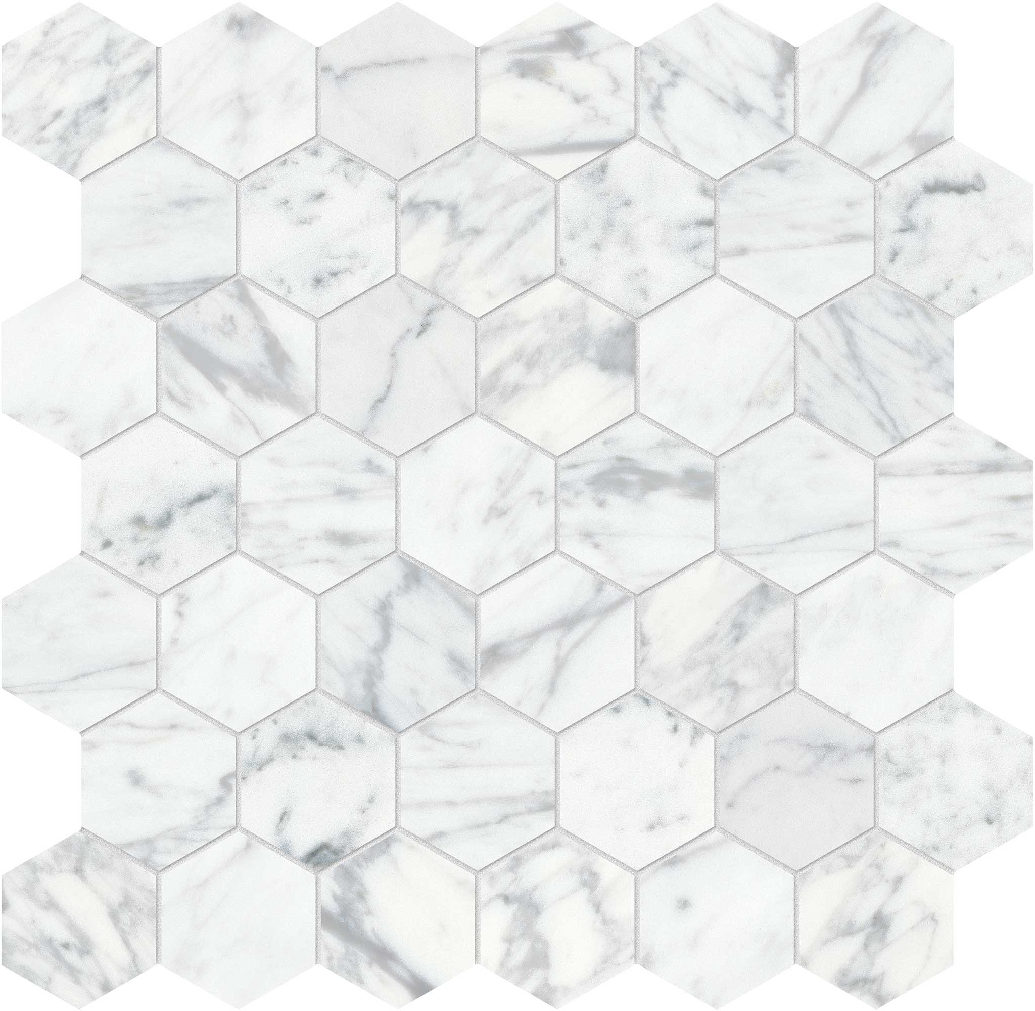 Virtue Bianco 2 Hexagon Mosaic | Diversity Kitchen Bath & Tile