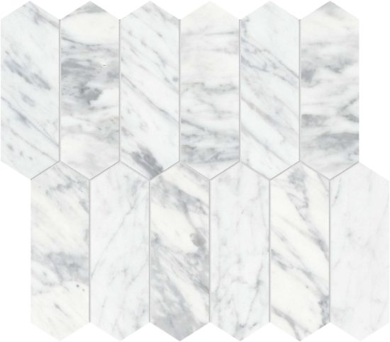Virtue Bianco 2x6 Picket Mosaic | Diversity Kitchen Bath & Tile