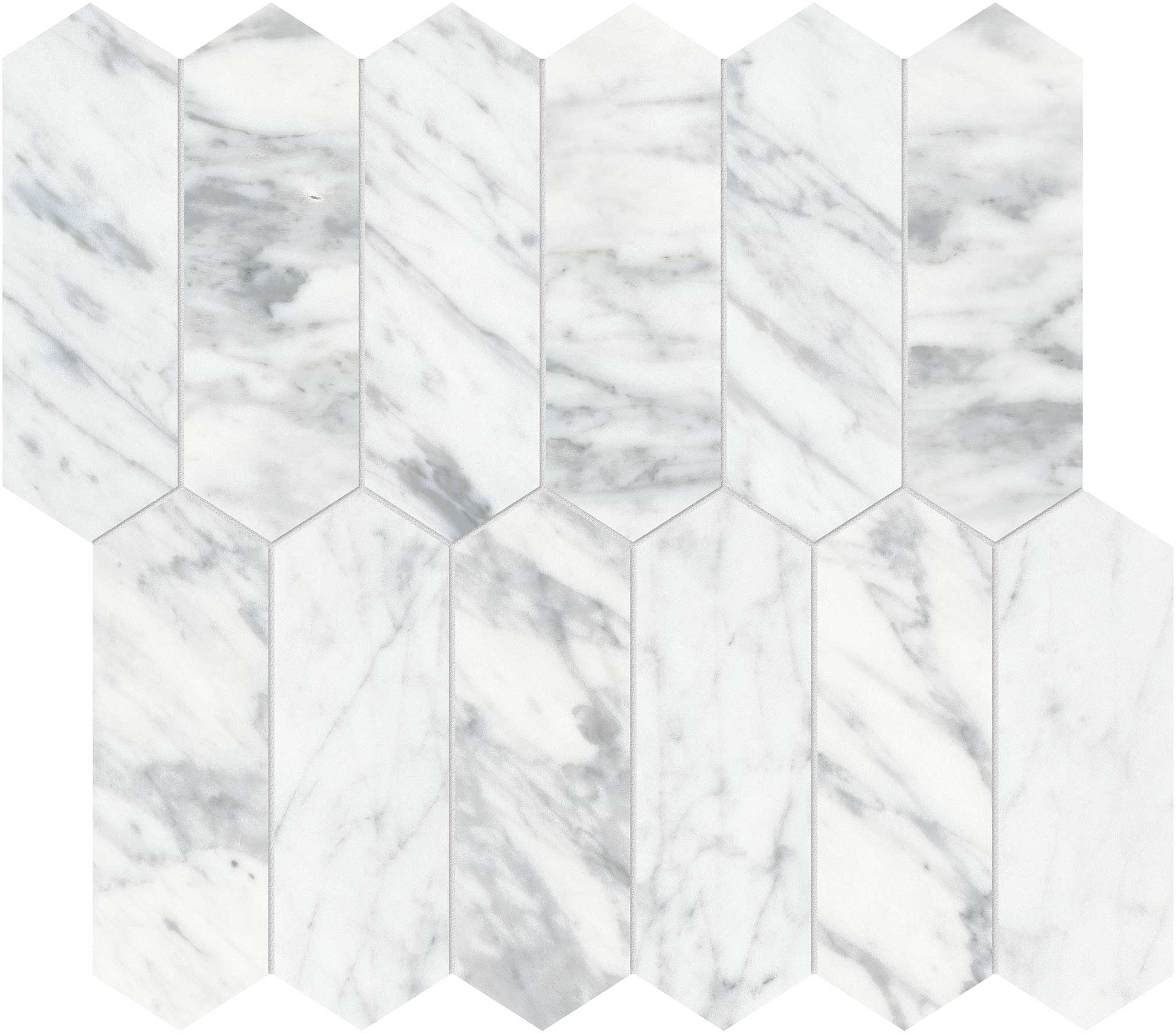 Virtue Bianco 2x6 Picket Mosaic | Diversity Kitchen Bath & Tile