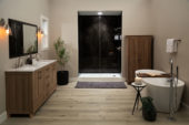 Black Ice Gloss Shower Wall Kit 36x60x94 | Diversity Kitchen Bath & Tile