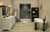 Cracked Slate Gloss Shower Wall Kit 36x60x94 | Diversity Kitchen Bath & Tile