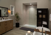 Drift Sand Gloss Shower Wall Kit 30x60x94 | Diversity Kitchen Bath & Tile