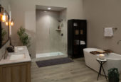 Drift Sand Gloss Shower Wall Kit 32x60x94 | Diversity Kitchen Bath & Tile